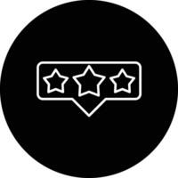 Estrela Avaliação vetor ícone