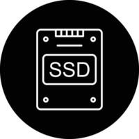 ícone do vetor ssd