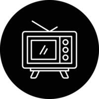 ícone de vetor de televisão