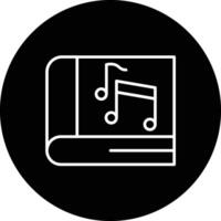 ícone de vetor de educação musical
