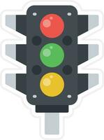 ícone de vetor de semáforo