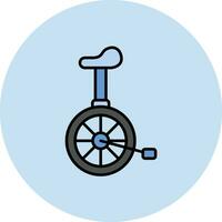 ícone de vetor de monociclo