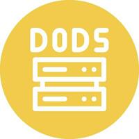 servidor ddos vetor ícone