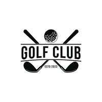 golfe clube logotipo vetor Projeto idéia