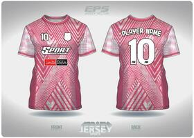 eps jérsei Esportes camisa vetor.rosa diamante padronizar projeto, ilustração, têxtil fundo para volta pescoço Esportes camiseta, futebol jérsei camisa vetor