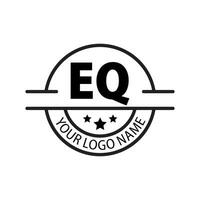carta eq logotipo. e q. eq logotipo Projeto vetor ilustração para criativo empresa, negócios, indústria. pró vetor