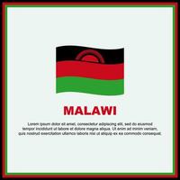 malawi bandeira fundo Projeto modelo. malawi independência dia bandeira social meios de comunicação publicar. malawi bandeira vetor