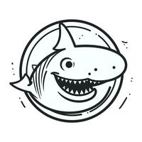 vetor ilustração do Tubarão ícone. coleção do Tubarão vetor ícone para estoque.