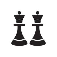 xadrez ícone vetor, xadrez arte, xadrez ilustração vetor