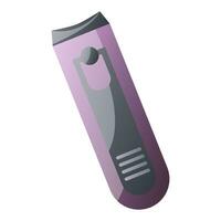 unha corte tesoura, clipper. pedicure, manicure dentro beleza spa salão ferramentas, acessórios. polido unhas, equipamento, ferramentas. beleza tratamento, pele e corpo Cuidado rotina, dedo Cuidado. vetor