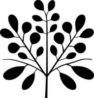 eucalipto - minimalista e plano logotipo - vetor ilustração