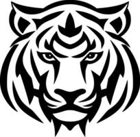 tigre, Preto e branco vetor ilustração