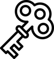 ilustração de design de ícone de vetor chave