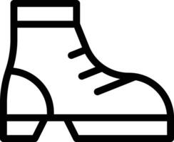 ilustração de design de ícone de vetor de botas