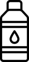 ilustração de design de ícone de vetor de garrafa de água