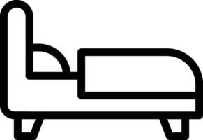 ilustração de design de ícone de vetor de cama