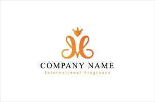 logotipo identidade para marca, negócios, perfume, fasion e luxo marca vetor