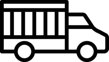 ilustração de desenho de ícone de vetor de caminhão