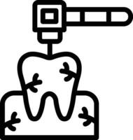 dental broca vetor ícone Projeto ilustração