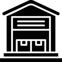 ilustração de design de ícone de vetor de armazém