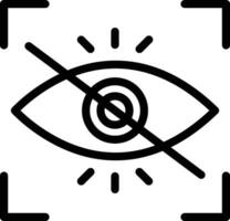 vermelho olho vetor ícone Projeto ilustração