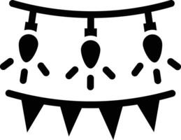 ilustração de design de ícone de vetor de guirlanda