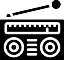 ilustração de design de ícone de vetor de rádio