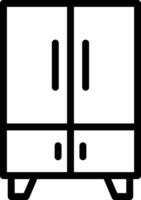 ilustração de design de ícone de vetor de armário
