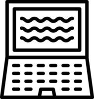 ilustração de design de ícone de vetor de laptop