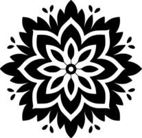 mandala, minimalista e simples silhueta - vetor ilustração