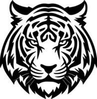 tigre, Preto e branco vetor ilustração