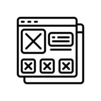 mouckup linha ícone. vetor ícone para seu local na rede Internet, móvel, apresentação, e logotipo Projeto.