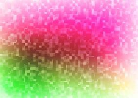 capa de vetor rosa claro verde em estilo poligonal.