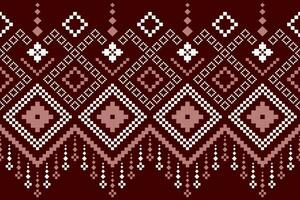 vermelho tradicional étnico padronizar paisley flor ikat fundo abstrato asteca africano indonésio indiano desatado padronizar para tecido impressão pano vestir tapete cortinas e sarongue vetor