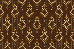 natureza safras Cruz ponto tradicional étnico padronizar paisley flor ikat fundo abstrato asteca africano indonésio indiano desatado padronizar para tecido impressão pano vestir tapete cortinas e sarongue vetor