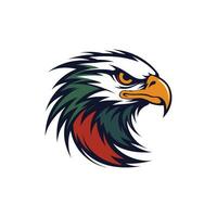 selvagem vida Águia mascote vetor logotipo Projeto
