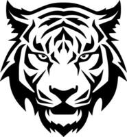 tigre, Preto e branco vetor ilustração