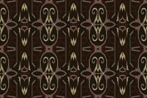 ikat floral paisley bordado fundo. ikat listra geométrico étnico oriental padronizar tradicional.asteca estilo abstrato vetor ilustração.design para textura,tecido,vestuário,embrulho,sarongue.