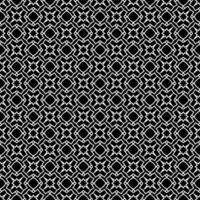 padrão abstrato sem emenda preto e branco. fundo e pano de fundo. design ornamental em tons de cinza. vetor