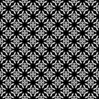 padrão abstrato sem emenda preto e branco. fundo e pano de fundo. design ornamental em tons de cinza. vetor