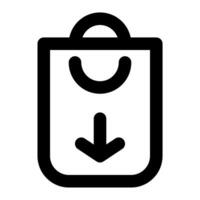 compra ícone esboço Projeto símbolo para seu rede local projeto, logotipo, aplicativo, ui. vetor