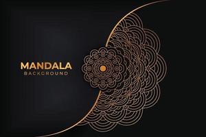 fundo de mandala de luxo vetor