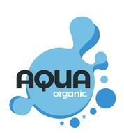 natural e orgânico água, aqua líquido vetor