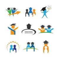 design de logotipo educacional vetor
