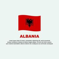 Albânia bandeira fundo Projeto modelo. Albânia independência dia bandeira social meios de comunicação publicar. Albânia fundo vetor