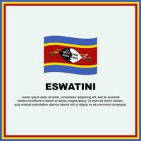 Eswatini bandeira fundo Projeto modelo. Eswatini independência dia bandeira social meios de comunicação publicar. Eswatini bandeira vetor