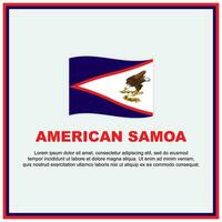 americano samoa bandeira fundo Projeto modelo. americano samoa independência dia bandeira social meios de comunicação publicar. americano samoa bandeira vetor