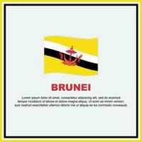 brunei bandeira fundo Projeto modelo. brunei independência dia bandeira social meios de comunicação publicar. brunei bandeira vetor