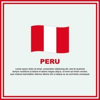 Peru bandeira fundo Projeto modelo. Peru independência dia bandeira social meios de comunicação publicar. Peru bandeira vetor