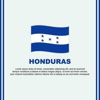Honduras bandeira fundo Projeto modelo. Honduras independência dia bandeira social meios de comunicação publicar. desenho animado vetor